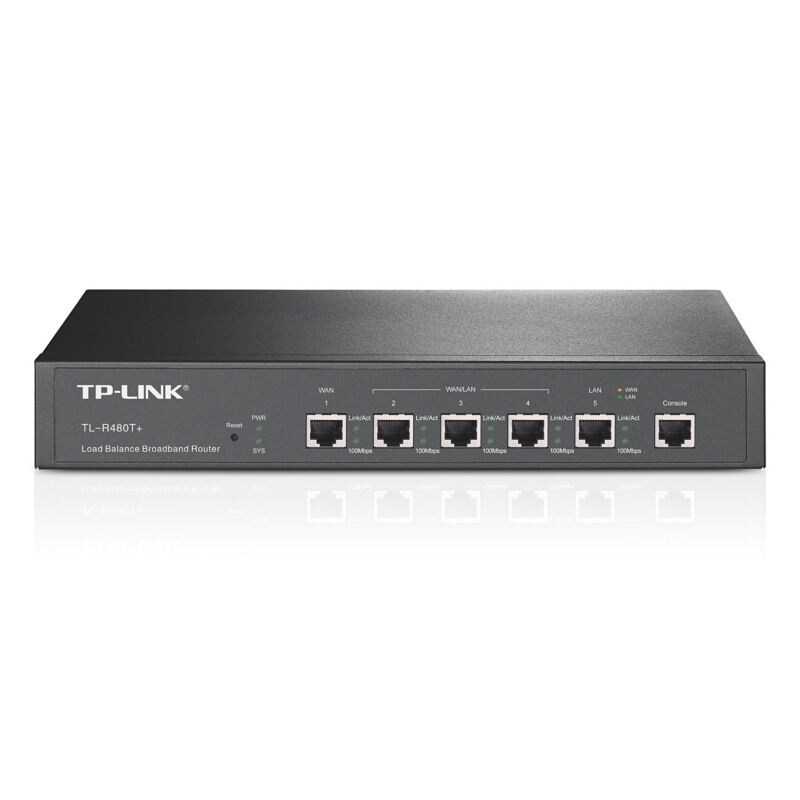 TP-LINK TL-R480T+ 5-Port Multi WAN Loadbalance Breitbandrouter