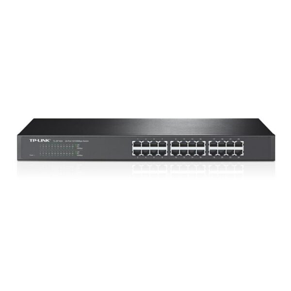 • 24-Port-Fast-Ethernet-Switch • kombiniert die Benutzerfreundlichkeit mit der unübertroffenen Leistung