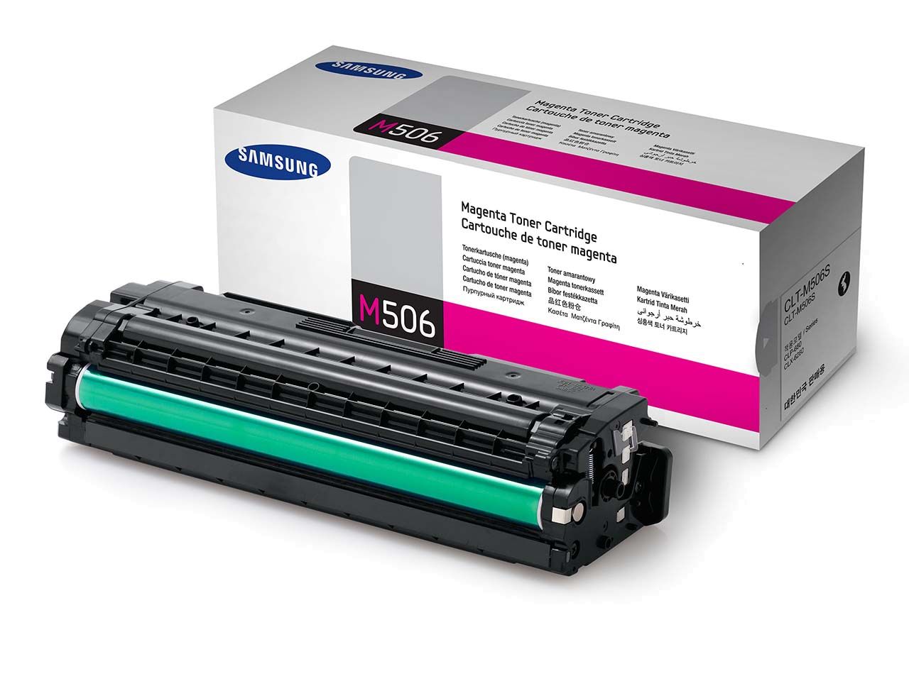 Der originale Samsung Toner CLT-M506S erzielt exzellente Druckergebnisse in Farbe. Grafiken