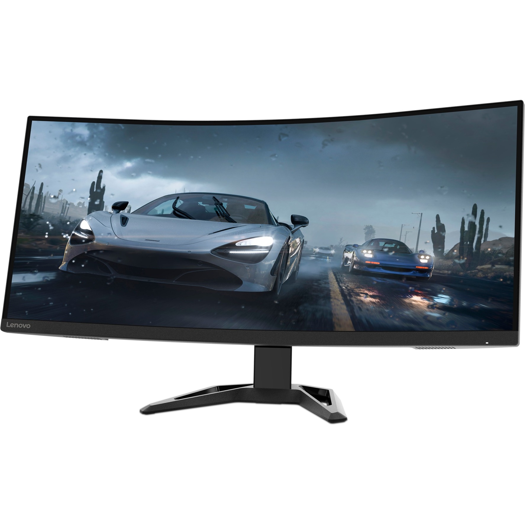 Mit dem funktionsreichen Lenovo G34w-30-Monitor wird Ihr Gaming-Erlebnis noch besser. Seine sanfte 1500R-Wölbung entspricht Ihrem natürlichen Sichtfeld