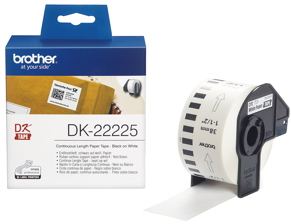 brother DK-22246 Endlos-Etiketten Papier, 103 mm x 30,48 m