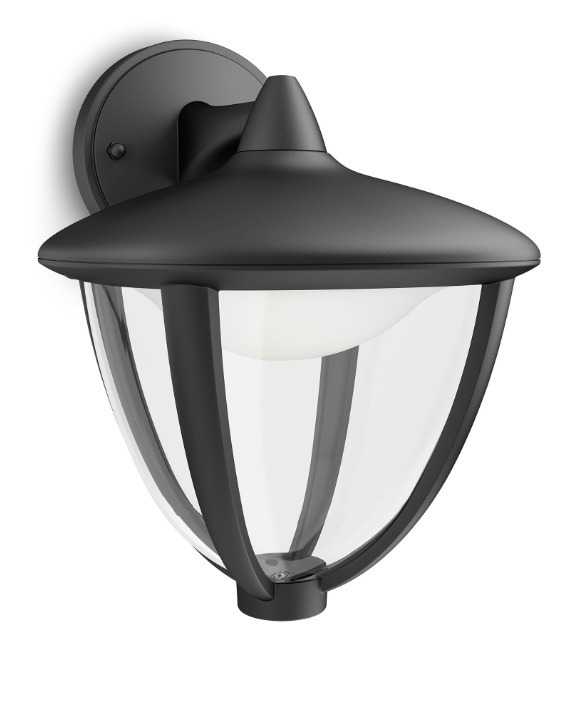 Philips LED Hängelaternen Robin, Schwarz, Aluminium, Kunststoff, 154713016