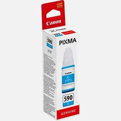 • Canon GI590C Tintenpatrone (1604C001) • Farbe: Cyan • Reichweite: ca. 7.000 Seiten • Kompatibel zu: Canon Pixma G1500