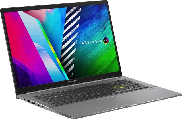 Leichtgewicht mit Full HD-Qualität Das Notebook Vivobook S15 OLED S533EA-L1976T wurde von Asus entwickelt. Filme und Fotos lassen sich auf dem praktischen 15