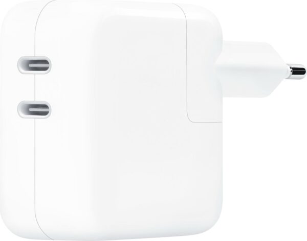 Kurzinfo: Apple 35W Dual USB-C Port Power Adapter - Netzteil - 35 Watt - Ausgangsanschlüsse: 2 - für 10.2 iPad