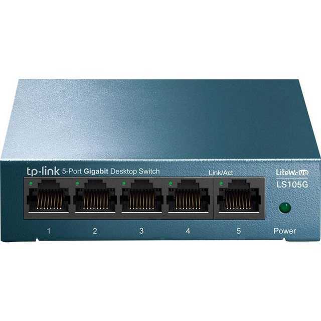 TP-Link 5-Port Desktop Switch (10/100/1000Mbit/s Netzwerk-Switch