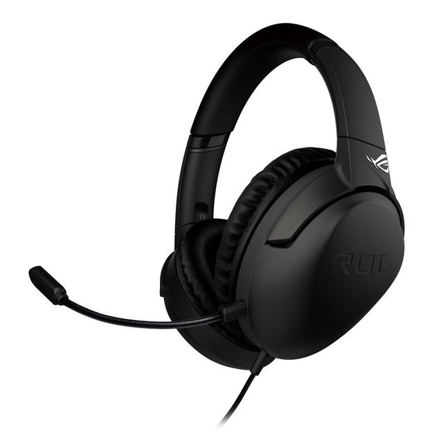 Asus ROG Strix Go Core Gaming-Headset (kabelgebunden, 3,5mm-Klinkenstecker, leichtgewichtig, Schwarz)