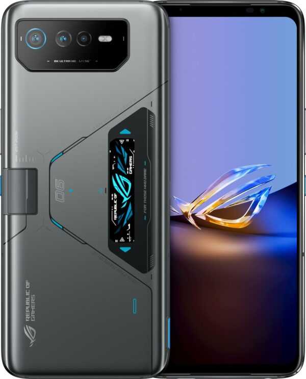 Kurzinfo: ASUS ROG Phone 6D Ultimate - 5G Smartphone - Dual-SIM - RAM 16 GB / Interner Speicher 512 GB - OLED-Display - 6.78 - 2448 x 1080 Pixel (165 Hz) - Triple-Kamera 50 MP