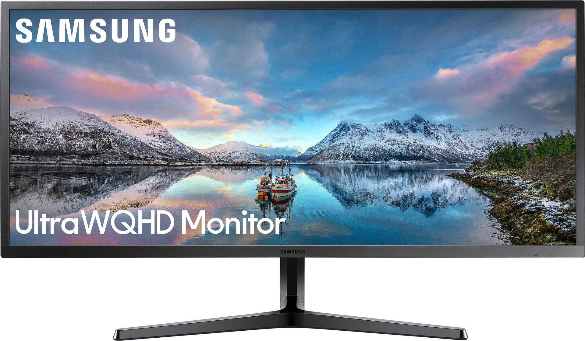 Kurzinfo: Samsung S34J550WQR - LED-Monitor - 86.6 cm (34.1) (34 sichtbar) - 3440 x 1440 Ultra WQHD @ 75 Hz - VA - 300 cd/m² - 3000:1 - 4 ms - 2xHDMI