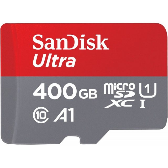 Sandisk microSDXC Ultra A1 – Speicherkarte & Adapter – 400 GB Speicherkarte (400 GB GB)