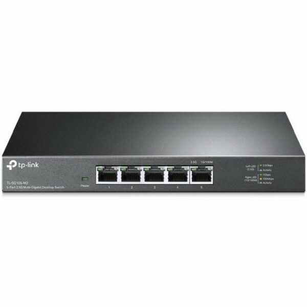 Der 5-Port-2.5 Gigabit-Desktop-Switch TL-SG105-M2 von TP-LINK bietet eine einfache Möglichkeit