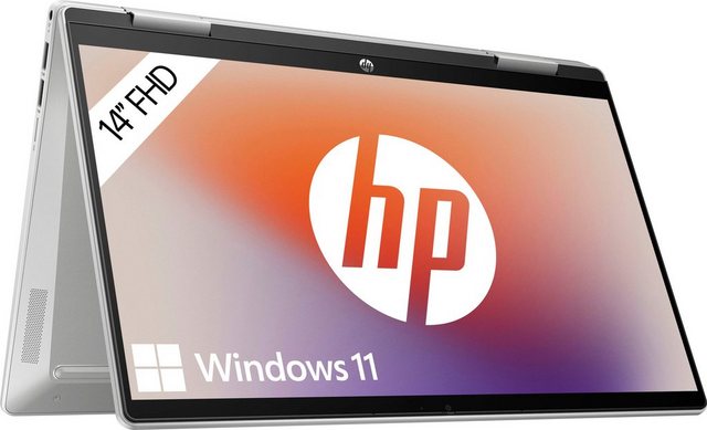 Der HP Pavilion x360 Laptop ist auf Flexibilität ausgelegt. Drehe den Bildschirm um 360°