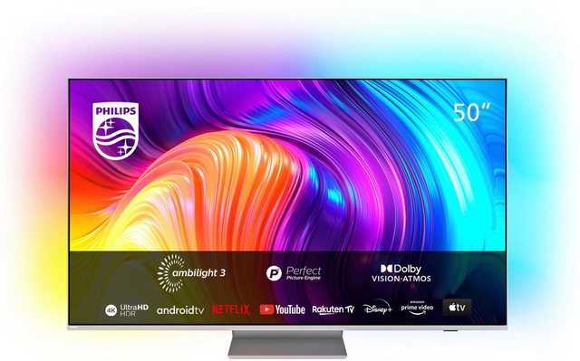 4K UHD LED Android TV mit Ambilight Das ist die intelligente Wahl. Sehen Sie alles