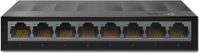 TP-LINK LS1008G Netzwerk-Switch Unmanaged Gigabit Ethernet (10/100/1000) Schwarz (LS1008G)