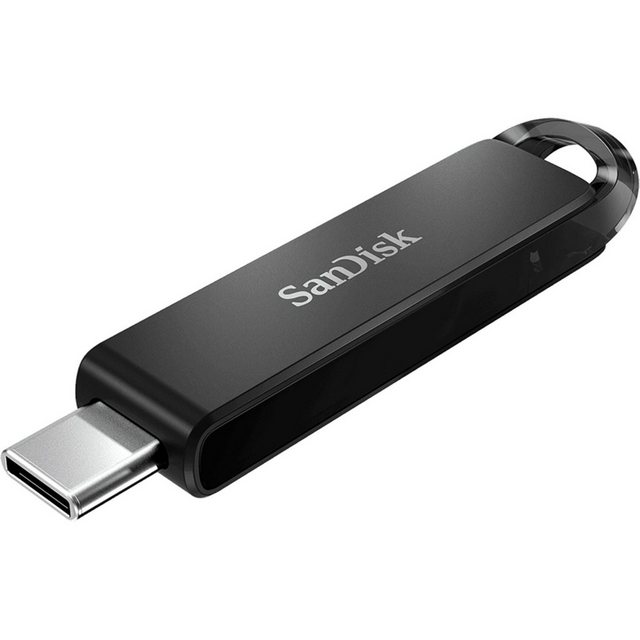 Mit dem SanDisk Ultra USB Type-C-Flash-Laufwerk speichert und teilt man Dateien ganz einfach. Er lässt sich mühelos an USB-Laptops