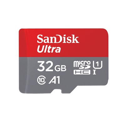 SanDisk Ultra 32 GB microSDHC Speicherkarte Kit 2020 (120 MB/s, Cl 10, U1, A1)