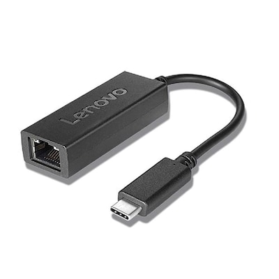 Lenovo USB-C/Ethernet Adapter St./Bu. schwarz