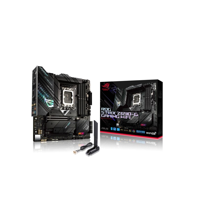 • mATX Mainboard mit Sockel Intel 1700 für Intel Core 12. Generation-CP • Intel Z690-Chipsatz