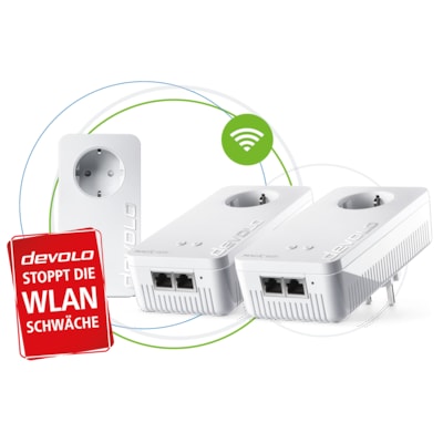 • Weltweit schnellster Powerline-Adapter • Bis zu 2.400 Mbit/s Übertragungsrate mit innovativer G.hn-Technologie • Schnellster von Computer Bild je getesteter Powerline-Adapter (03/19) • Hochgeschwindigkeits-Heimnetzwerk über Stromleitung vom Marktführer • 2x Gigabit LAN-Anschlüsse