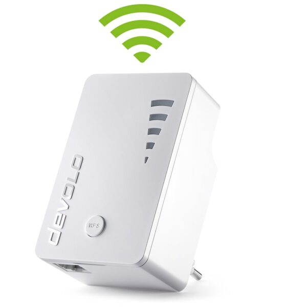 • Erhöht die Reichweite des WLAN-Netzes mit bis zu 1200 Mbit/s • 5-stufige Signalstärkeanzeige zur optimalen Positionierung • Gigabit-Ethernet-LAN-Anschluss für Smart-TV