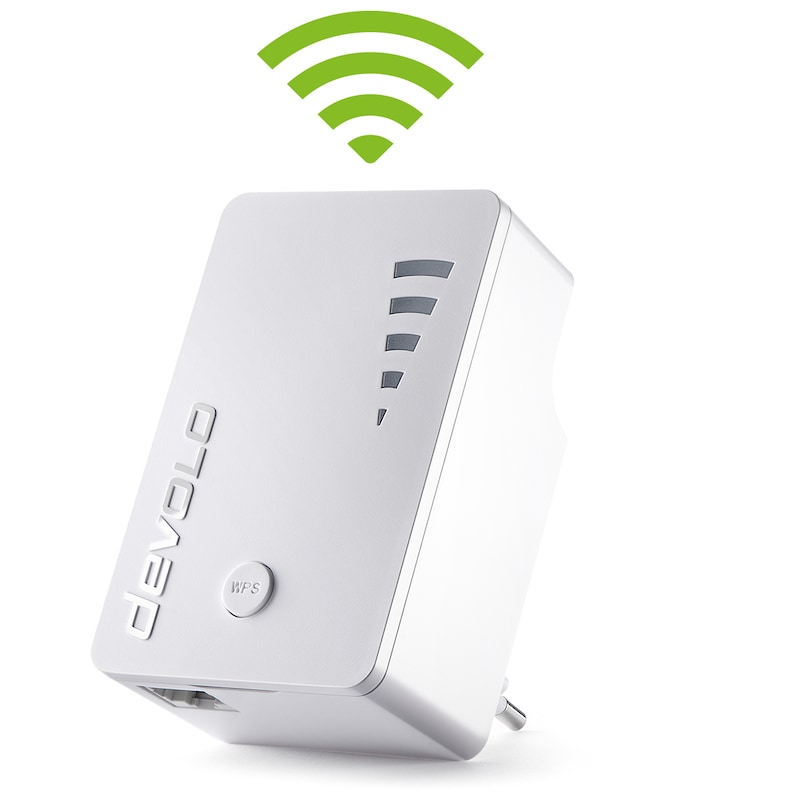 devolo WiFi Repeater ac (1200Mbit, 1xGB LAN, WPS, Repeater, WLAN Verstärker)