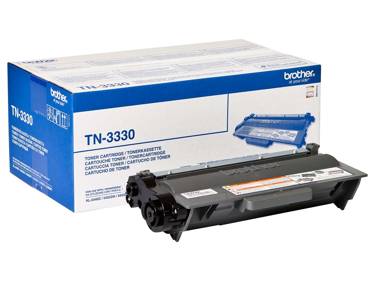 Der originale Brother Toner TN-3330 sorgt für optimale Druckergebnisse beim Drucken und Faxen. Die ausgedruckten Seiten überzeugen durch ein scharfes