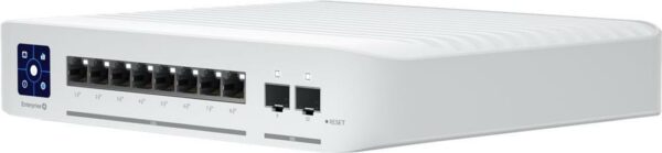 Kurzinfo: Ubiquiti UniFi Enterprise - Switch - L3 - managed - 8 x 10/100/1000/2.5G (PoE+) + 2 x 1 Gigabit/10 Gigabit SFP+ (Uplink) - Desktop - PoE+ (120 W) Gruppe Hubs & Switches Hersteller Ubiquiti Hersteller Art. Nr. USW-ENTERPRISE-8-POE Modell UniFi Enterprise EAN/UPC 1230925000000 Produktbeschreibung: Ubiquiti UniFi Enterprise - Switch - 8 Anschlüsse - managed Gerätetyp Switch - 8 Anschlüsse - L3 - managed Untertyp 2.5 Gigabit Ethernet Ports 8 x 10/100/1000/2.5G (PoE+) + 2 x 1 Gigabit/10 Gigabit SFP+ (Uplink) Power Over Ethernet (PoE) PoE+ PoE-Budget 120 W Leistung Nicht-blockierender zuschaltbarer Durchsatz: 40 Gbit/s Switching-Kapazität: 80 Gbit/s Weiterleitungsrate: 59.52 Mpps Leistungsmerkmale Firmware aktualisierbar Produktzertifizierungen IEEE 802.3af