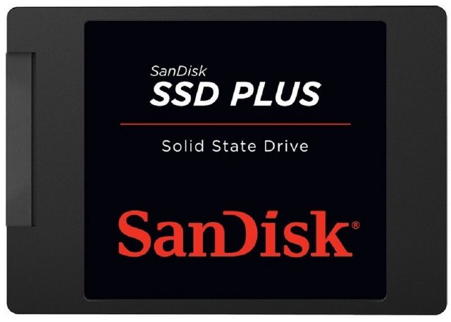 Sandisk SSD Plus 240GB interne SSD Festplatte 2.5 Zoll max.530 MB/s lesen interne SSD