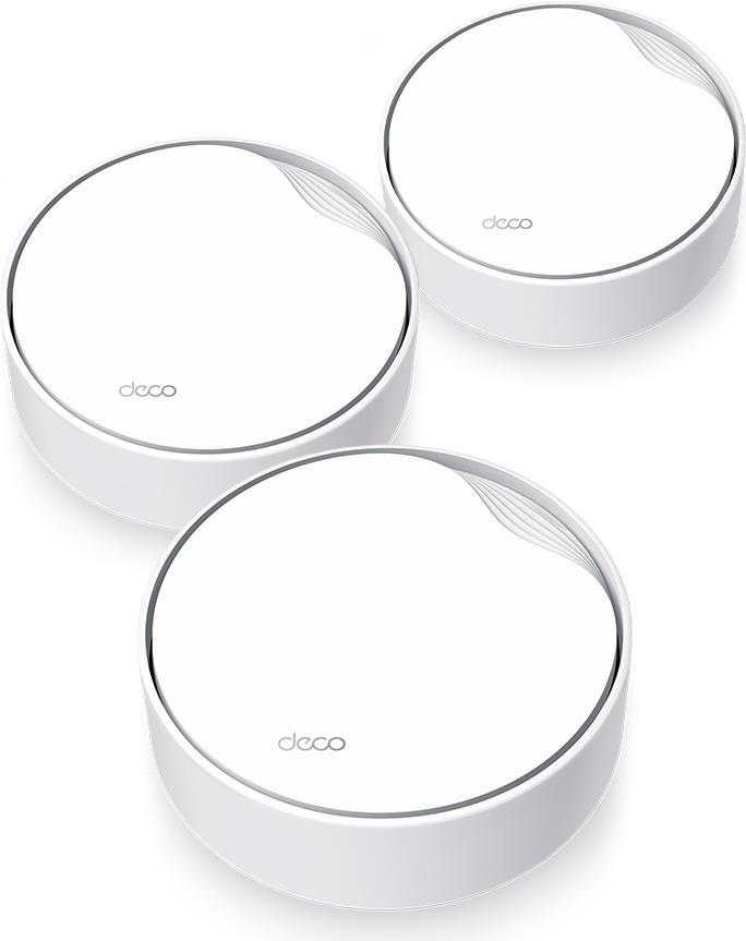 TP-Link DECO X50-PoE(3-PACK) Dual-Band (2,4 GHz/5 GHz) Wi-Fi 6 (802.11ax) Weiß Intern (DECO X50-POE(3-PACK))