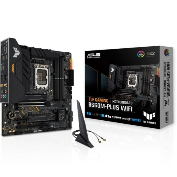 • mATX Mainboard mit Sockel Intel 1700 für Intel Core 11. Generation-CPU • Intel B660-Chipsatz