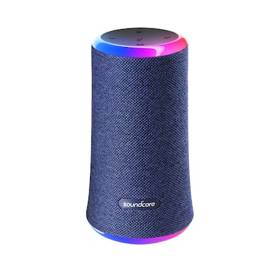 soundcore by Anker Flare II Bluetooth Lautsprecher LED-Beleuchtung IPX7 blau