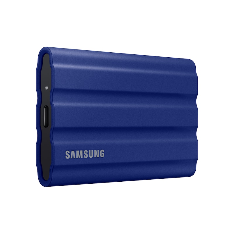 Samsung Portable SSD T7 Shield 2 TB USB 3.2 Gen2 Typ-C Blau