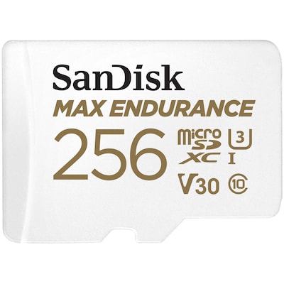 • Speichertyp: microSDXC (UHS-I) inklusive SD-Adapter • Speicherkapazität: 256 GB • Geschwindigkeitsklasse: Cl10