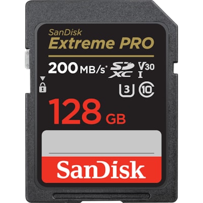 SanDisk Extreme Pro 128 GB SDXC UHS-I-Speicherkarte (2022) bis 200 MB/s