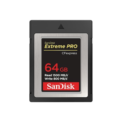 SanDisk Extreme Pro 64 GB CFexpress Typ B Speicherkarte bis zu 1500 MB/s