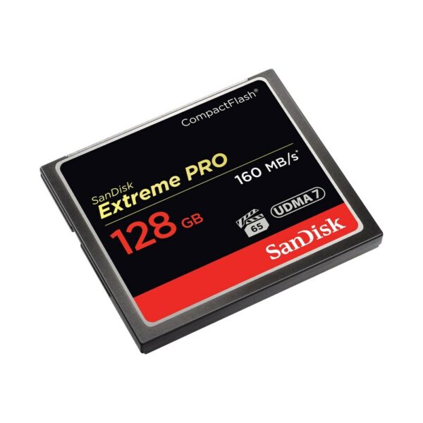 • Speichertyp: CompactFlash (UDMA-7) • Speicherkapazität: 128 GB • Geschwindigkeitsklasse: UDMA • max. Lese-/Schreibgeschwindigkeit: 160 MB/s / 150 MB/s • Herstellergarantie: 30 Jahre