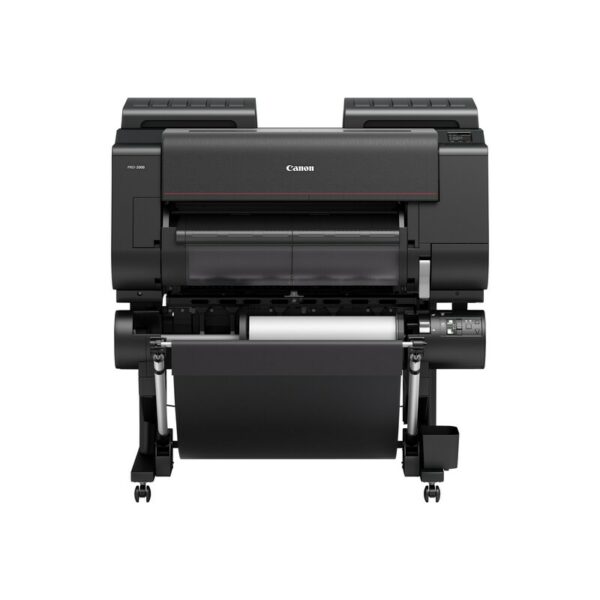 • Canon imagePROGRAF PRO-2100 Großformatdrucker • Druckauflösung: 2.400 x 1.200 dpi • Druckgeschwindigkeit: Schnell: 0:58 Min. Standard: 1:38 Min. (A1) • USB LAN WLAN • weitere Features: 500 GB (verschlüsselte Festplatte)