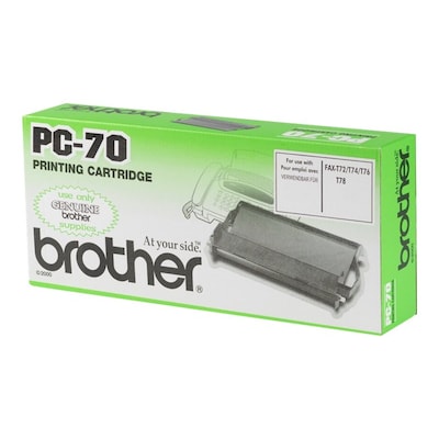 Brother PC71RF Farbband schwarz 144 Seiten Thermofax