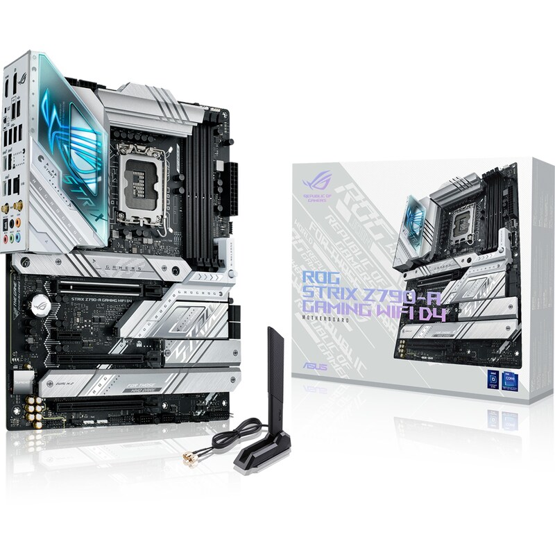 • ATX Mainboard mit Sockel Intel 1700 für Intel Core 13. Generation-CPUn • Intel Z790-Chipsatz