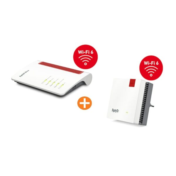 • Glasfaser-Power mit schnellem Wi-Fi 6 • Netzwerk mit 1 x 2