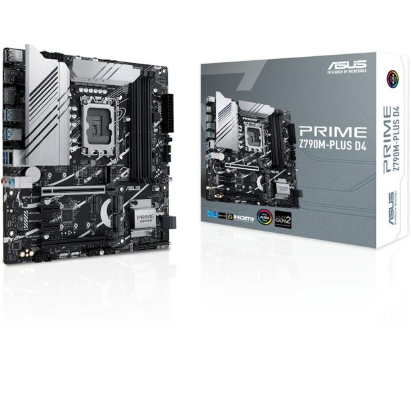 • mATX Mainboard mit Sockel Intel 1700 für Intel Core 13. Generation-CPU • Intel Z790-Chipsatz