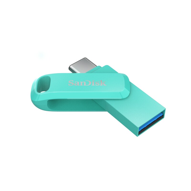 SanDisk Ultra Dual Drive Go 128 GB USB 3.1 Type-C / USB-A Stick Grün