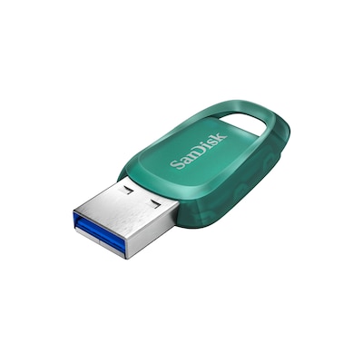 • 64 GB (USB 3.2 Type-A) • Material aus recyceltem Kunststoff • Geschwindigkeiten von bis zu 100 MB/s • Daten sichern mit der Software RescuePRO® (Download erforderlich) • Drehbares Design zum Schutz der Anschlüsse Dieser USB-Stick besteht zu über 70 % aus recyceltem Plastik (zum Beispiel aus Einwegflaschen).