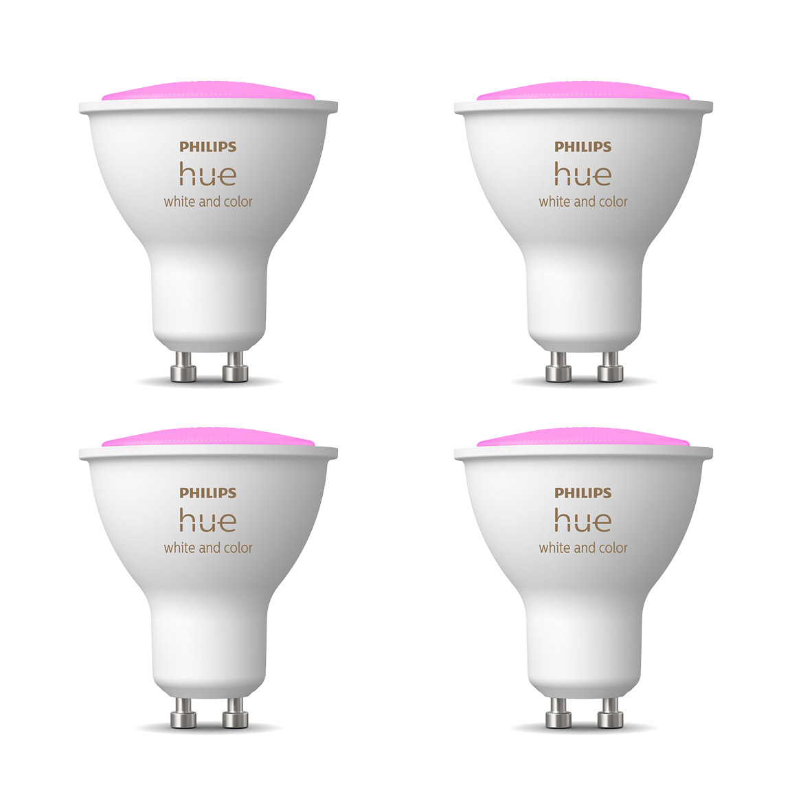 Philips Hue White & Color Ambiance GU10 Bluetooth 4er-Set