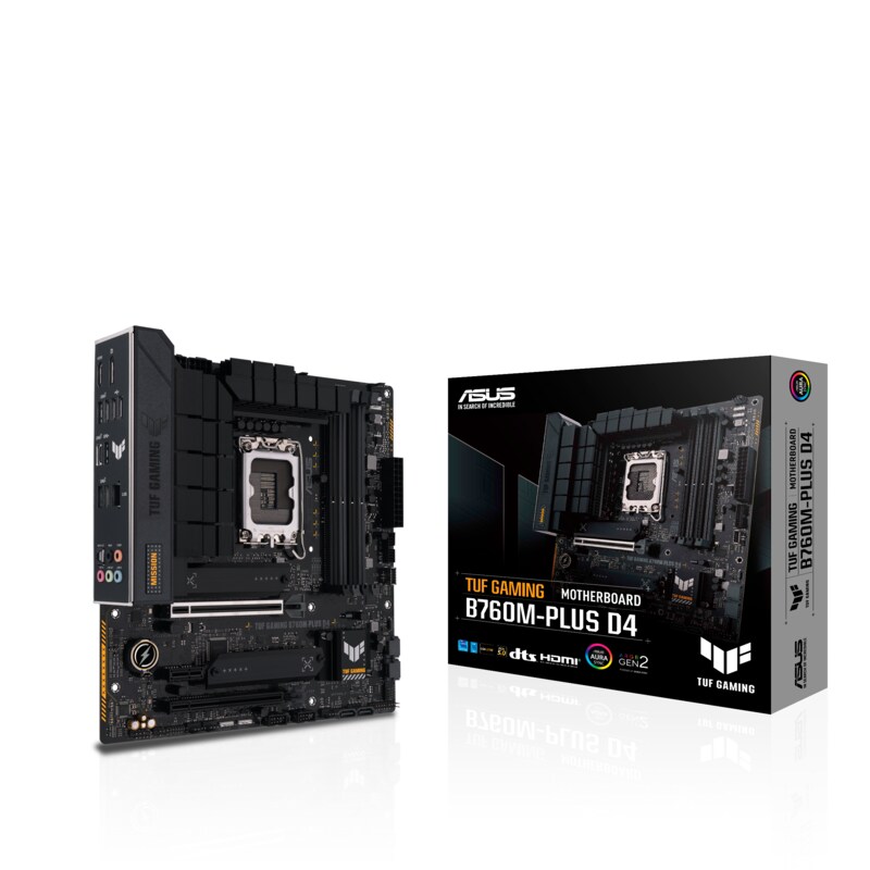 • mATX Mainboard mit Sockel Intel 1700 für Intel Core 13. Generation-CPU • Intel B760-Chipsatz