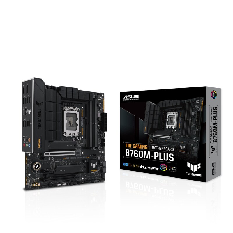 • mATX Mainboard mit Sockel Intel 1700 für Intel Core 13. Generation-CPU • Intel B760-Chipsatz