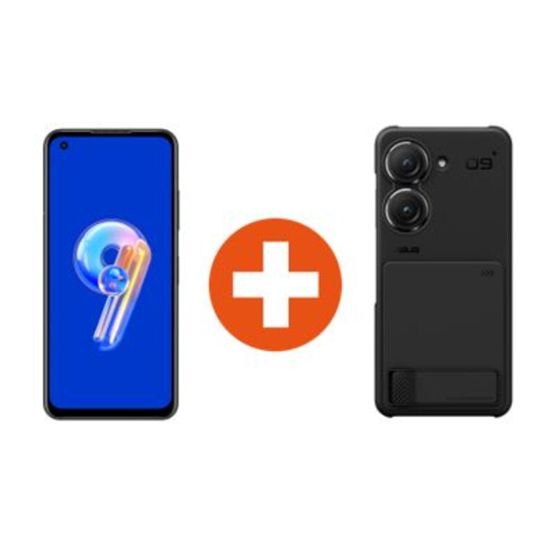 ASUS Zenfone 9 5G 8/128 GB black Android 12.0 Smartphone + Zenfone 9 Connex Set