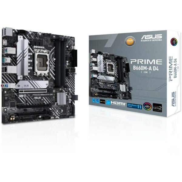 • mATX Mainboard mit Sockel Intel 1700 für Intel Core 13./12. Generation • Intel B660-Chipsatz