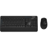 Microsoft Wireless Desktop 3050 Tastatur-Maus-Set kabellos schwarz