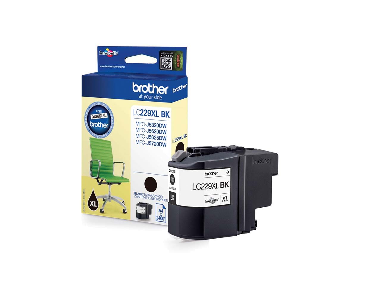 brother Tintenpatrone LC229XLBK schwarz